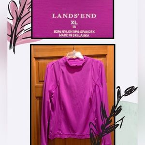 Women’s Lands’ End rash guard, size XL.  EUC